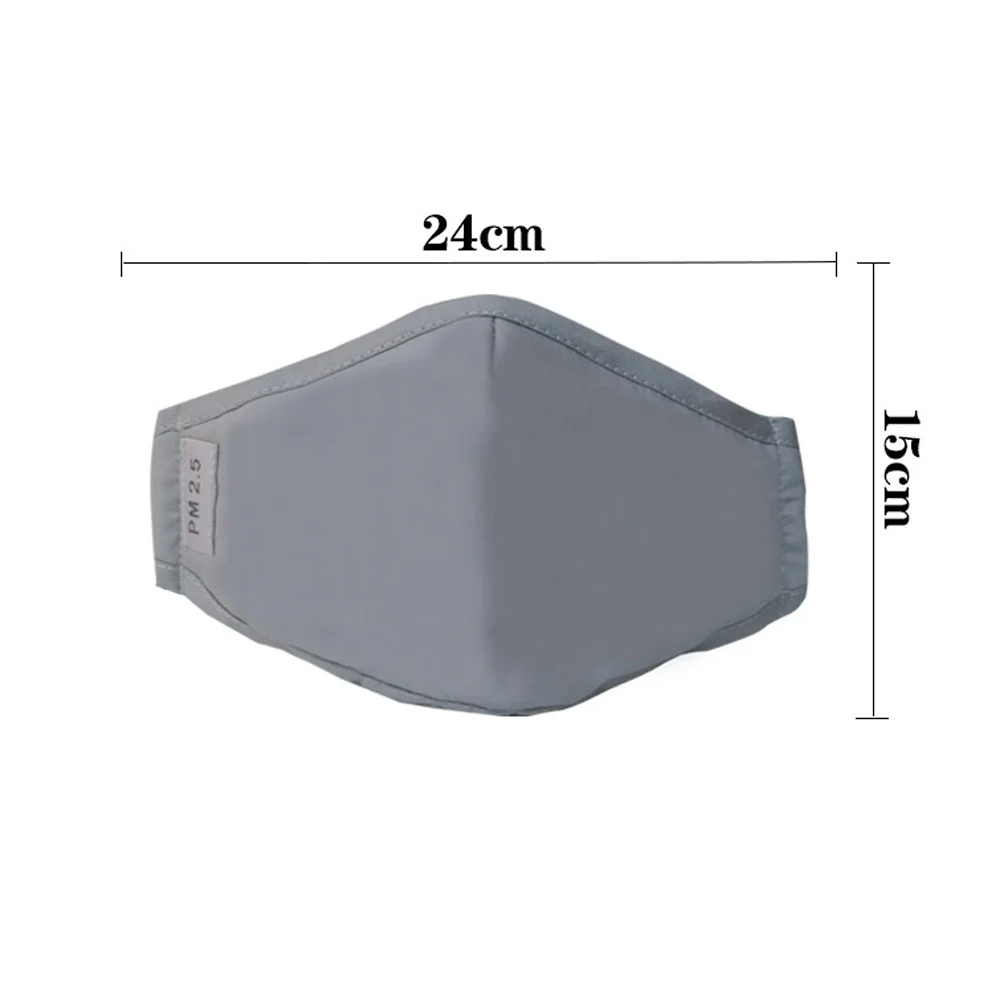 PM2.5 маска для полости рта и батерий пыли многоразовый моющийся хлопковая фильтра