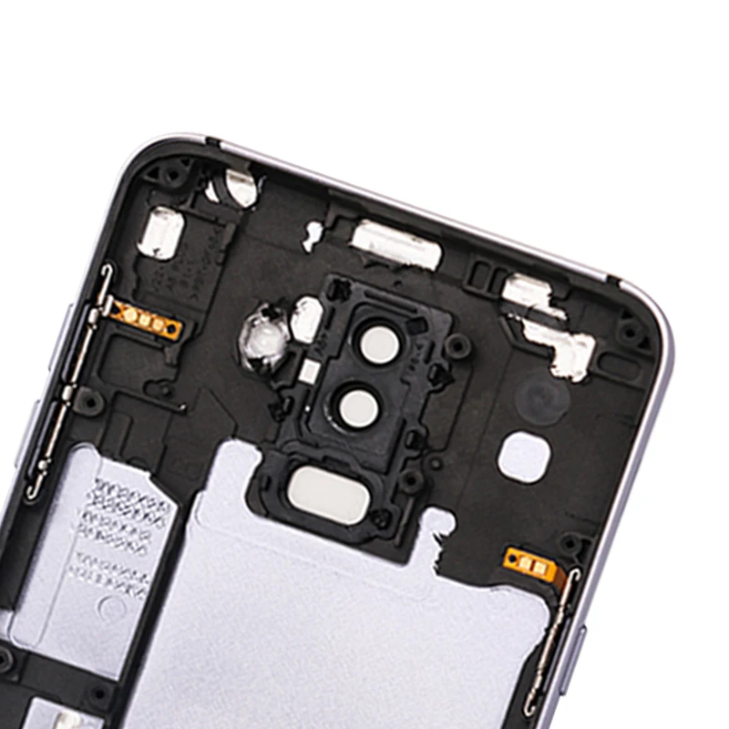 Для Samsung A6 плюс A605 + 2018 Крышка батарейного отсека камера стеклянный объектив для