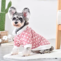 winter dog padded coat warm thicken apparel windproof clothes for small medium dogs pet poodle chihuahua jacket dog supplies