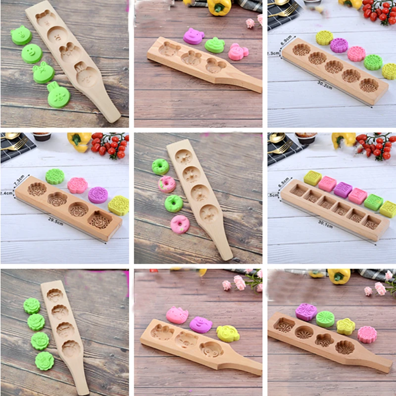 Деревянный лунный торта ручной работы с экологически чистой Кондитерские