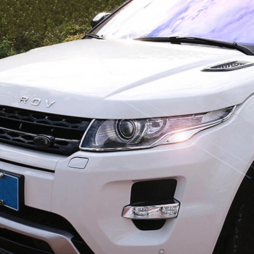Внешние хромированные аксессуары из АБС пластика для передсветильник фар range rover