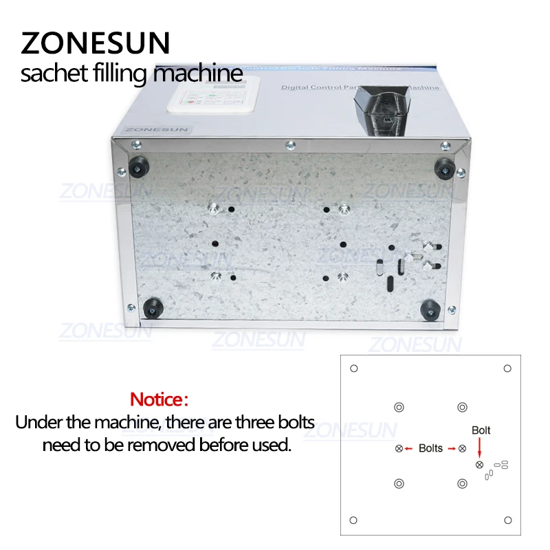 ZONESUN 2-200 г автоматические количественные разливочные машины порошковое зерно для