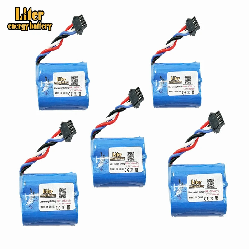 5 шт. обновление 3 7 V 1300mAh 18500 Lipo батарея для UDI 001 UDI001 Huanqi 960 пульт дистанционного