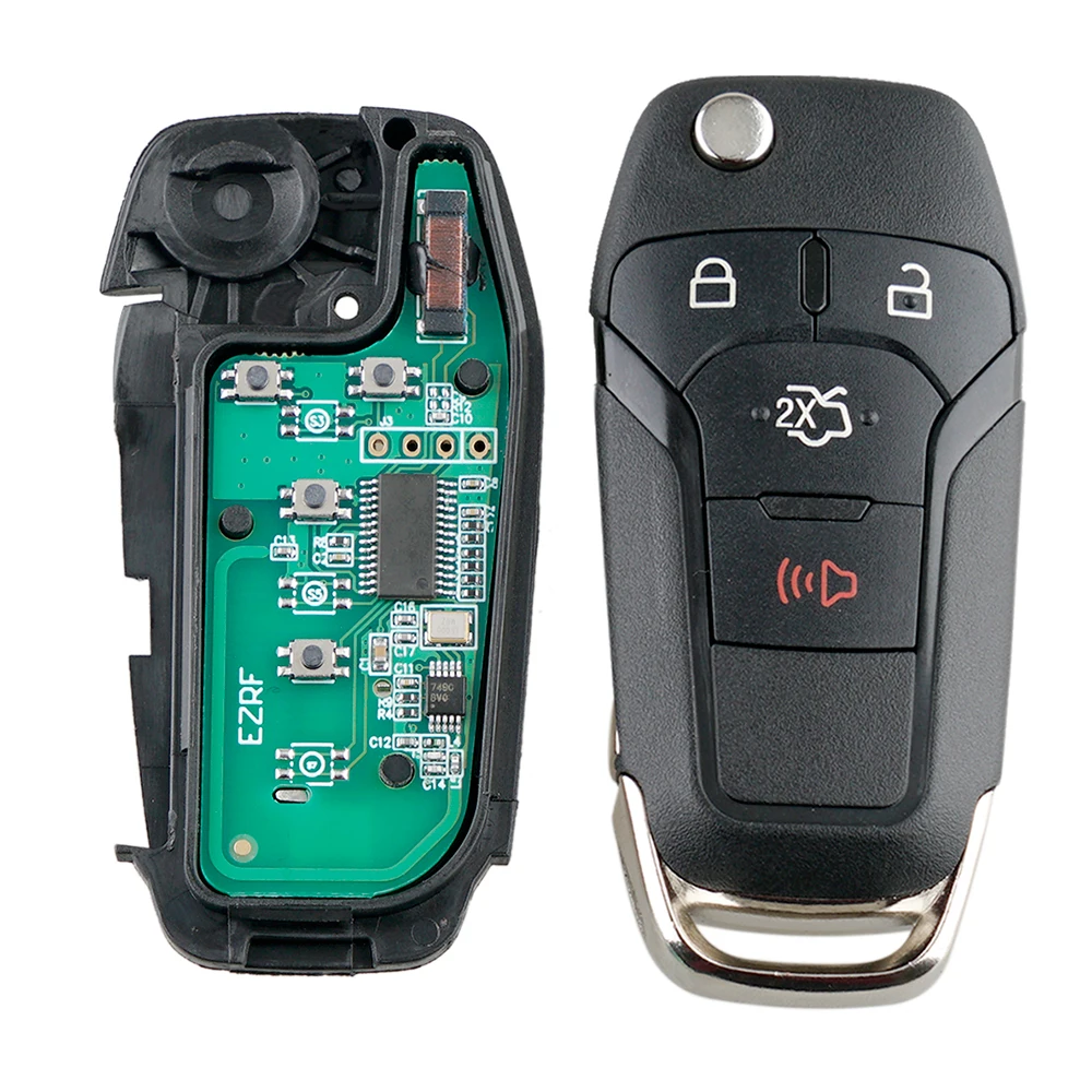 Новинка 315 МГц 4 кнопки удобный дистанционный Флип брелок с чипом N5F A08TAA