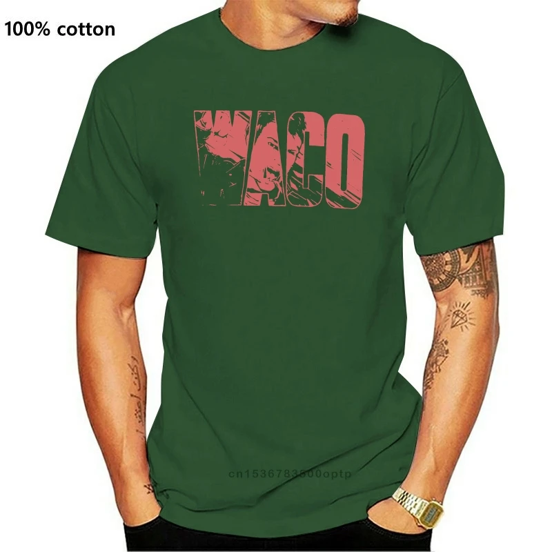 

New Waco Violent Soho Men Black T Shirt Size S - 3xl Anime T-shirt Boys Top Tee Shirt Cotton