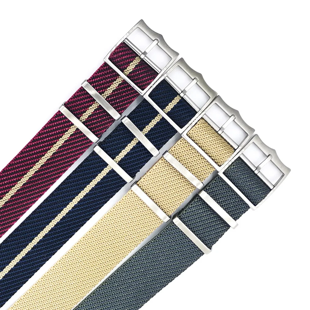 20mm 22mm Premium Striped Nylon Watch Nato Strap Zulu Watch Bands For Tudor Seiko Replacement Watch Strap Military Bracelet
