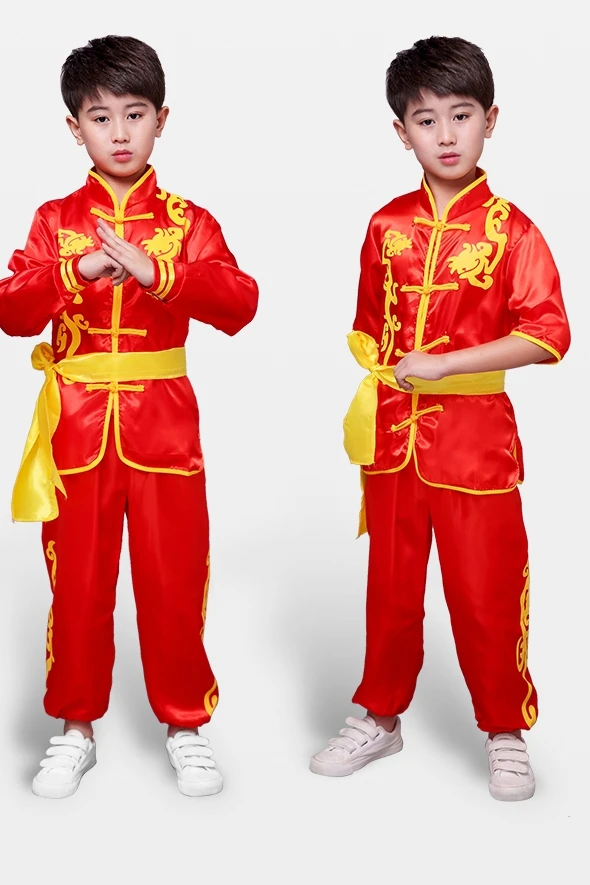 Детский костюм для таэквондо добок ушу кимоно одежда дзюдо китайский кунг фу Тай