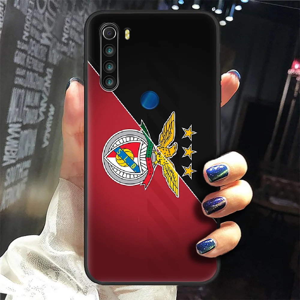 

Portugal Benfica Soccer Phone Case Cover Hull For XIAOMI Redmi 7 7A 8 8A 9 9C Note 6 7 8 9 9S K20 Pro K30 black Hoesjes Tpu Cell