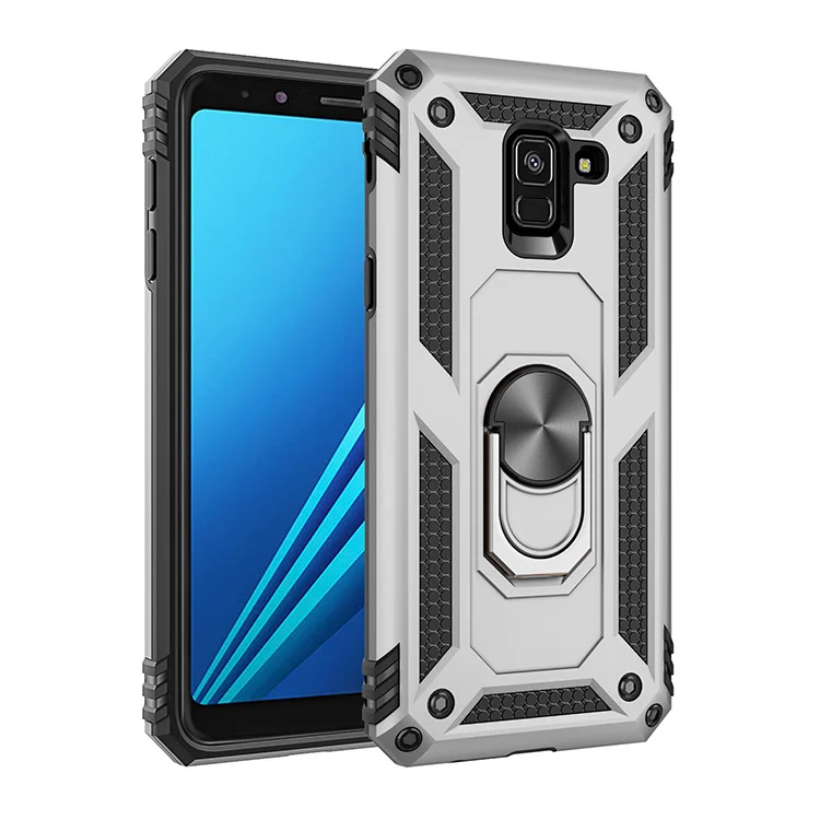 Противоударный Автомобильный держатель для Samsung A7 A6 A8 Plus A9 A9S чехол с