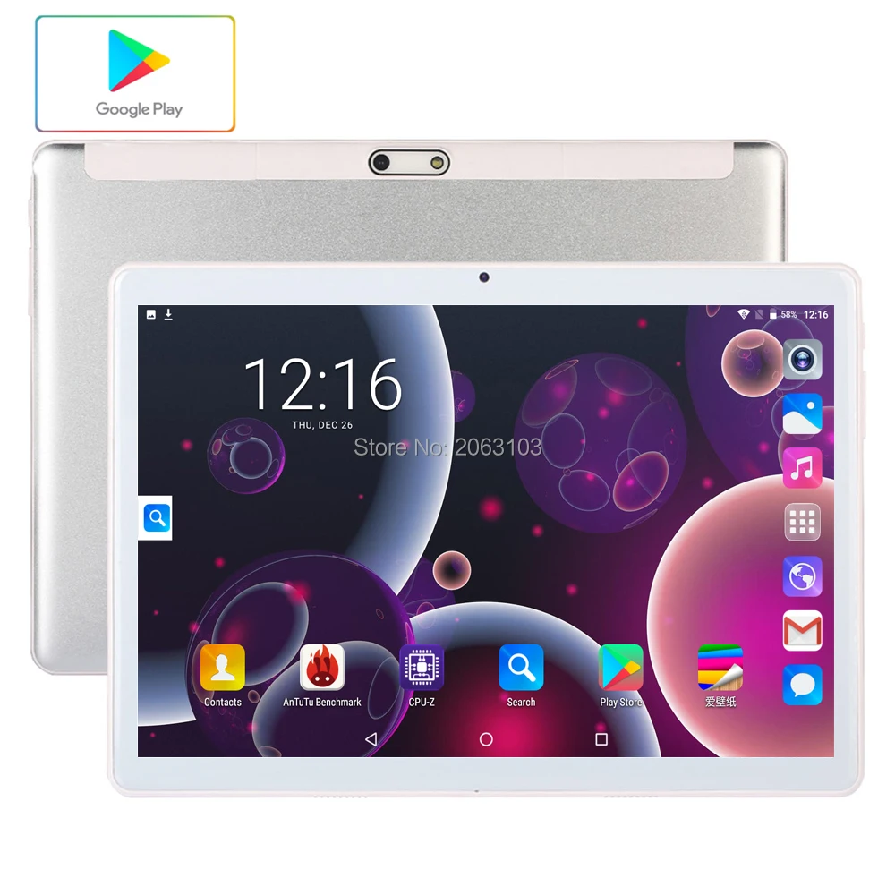 Бесплатная доставка Android 7 0 планшет PC Tab Pad 10 дюймов IPS 4 ядра 96 Гб ROM Dual SIM Card LTD