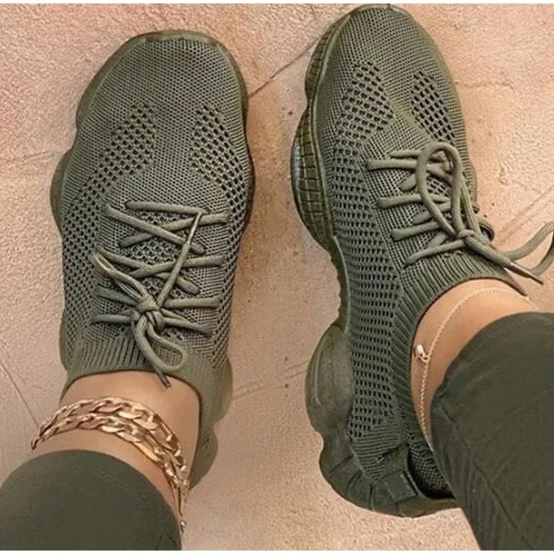 Женские кроссовки дышащая сетчатая спортивная обувь мягкая женская