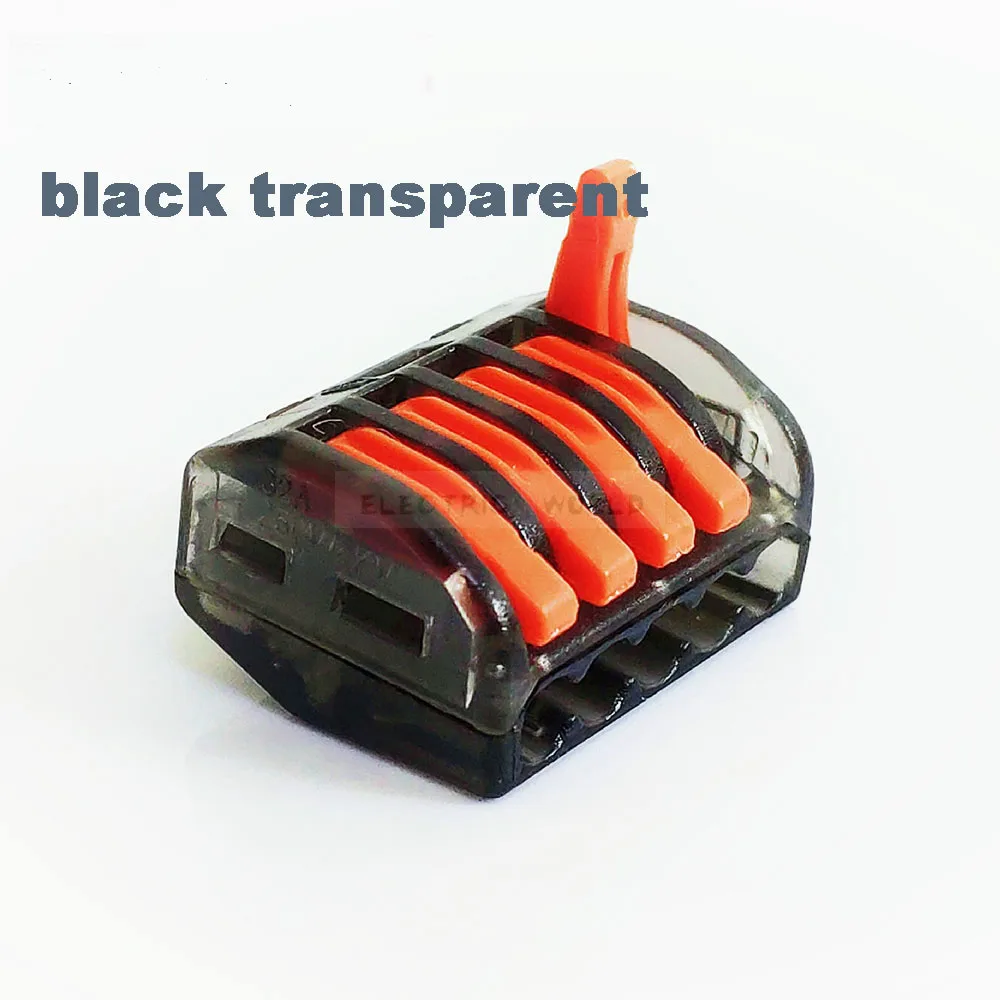 cable connector transparent fast wire Connect Universal plug in wiring power Connector push-in connection | Обустройство дома