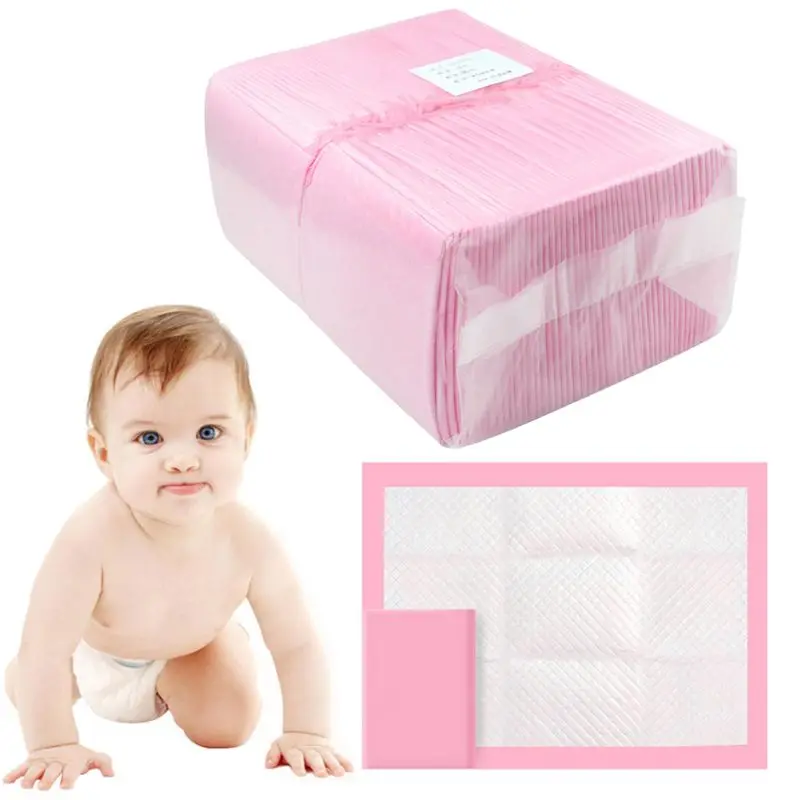100Pcs/Pack Baby Disposable Changing Pad Infant Breathable Waterproof Diapers G99C images - 6