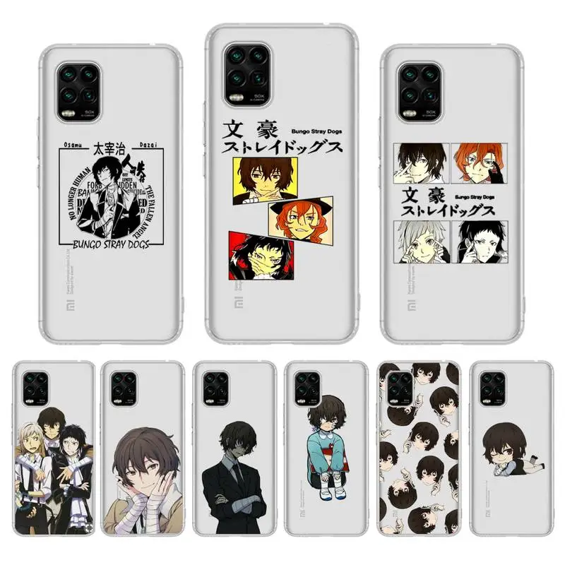 

Japan Anime Bungou Stray Dogs Dazai Osamu Phone Case For Redmi Note 5 7A 10 9 8 plus pro 9A K20 for Xiaomi 10Pro 10T 11 Capa
