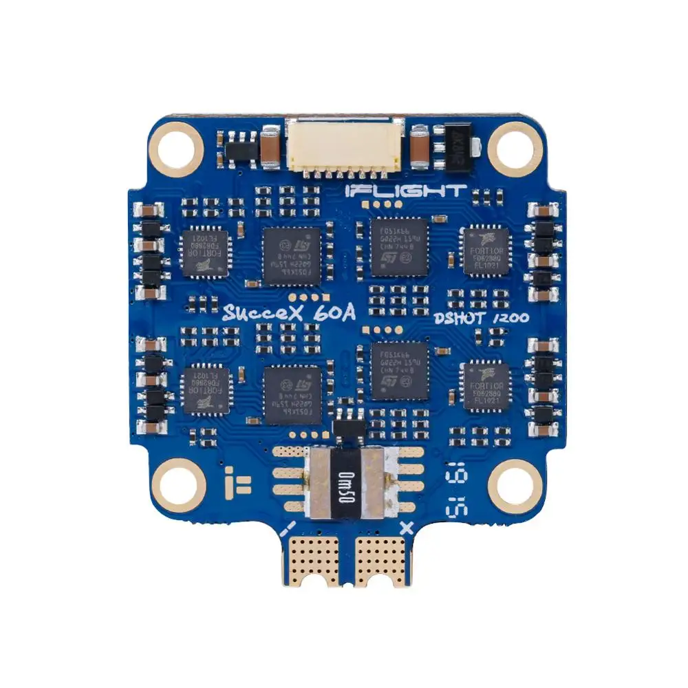 IFlight SucceX 60A V2 Plus blheli _ 32 4-в-1 ESC поддержка DShot 150 / 300/600/OneShot &amp 2-8S lipo вход для FPV дрона |