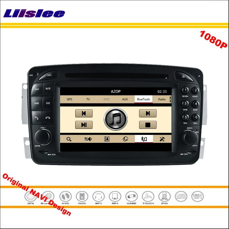 

For Mercedes Benz E W210/A W168 1998 1999 2000 2001 2002 Car Radio Multimedia CD DVD Player GPS Navigation 1080P Screen System