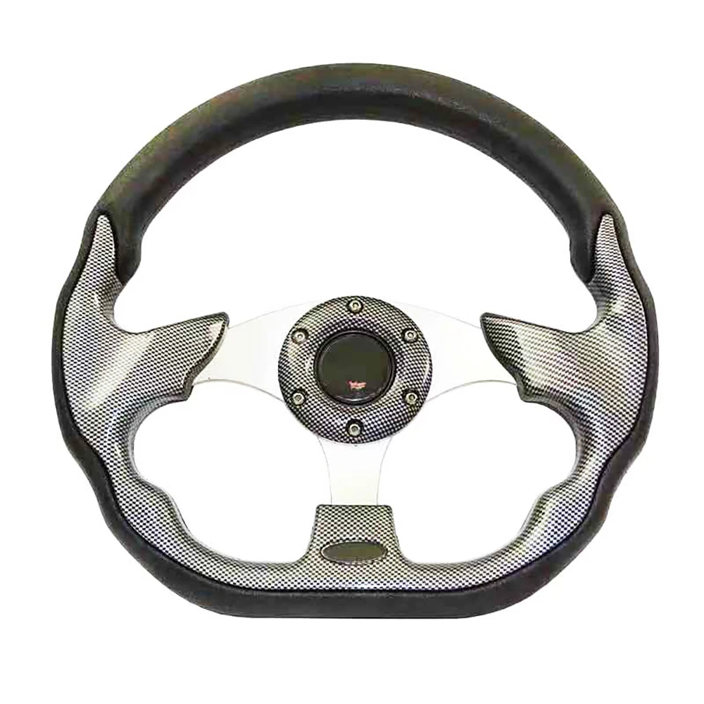 Красный Универсальный 12 5 дюймов 320 мм PU Гонки JDM Спорт Авто Рулевое колесо с