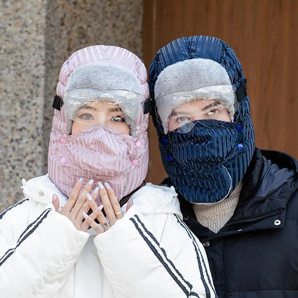 

Зимние теплые шапки-ушанки шарф Для мужчин Для женщин Для мужчин русский Охотник теплая шапка с очками