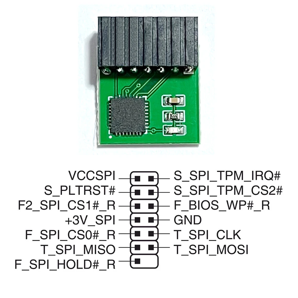 Модуль TPM 2 0 обновление системы WIN11 специальный 14-контактный интерфейс SPI