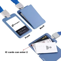abs card holder badge reel nurse accessories badges set lanyard id card holder neck straps students business card holder