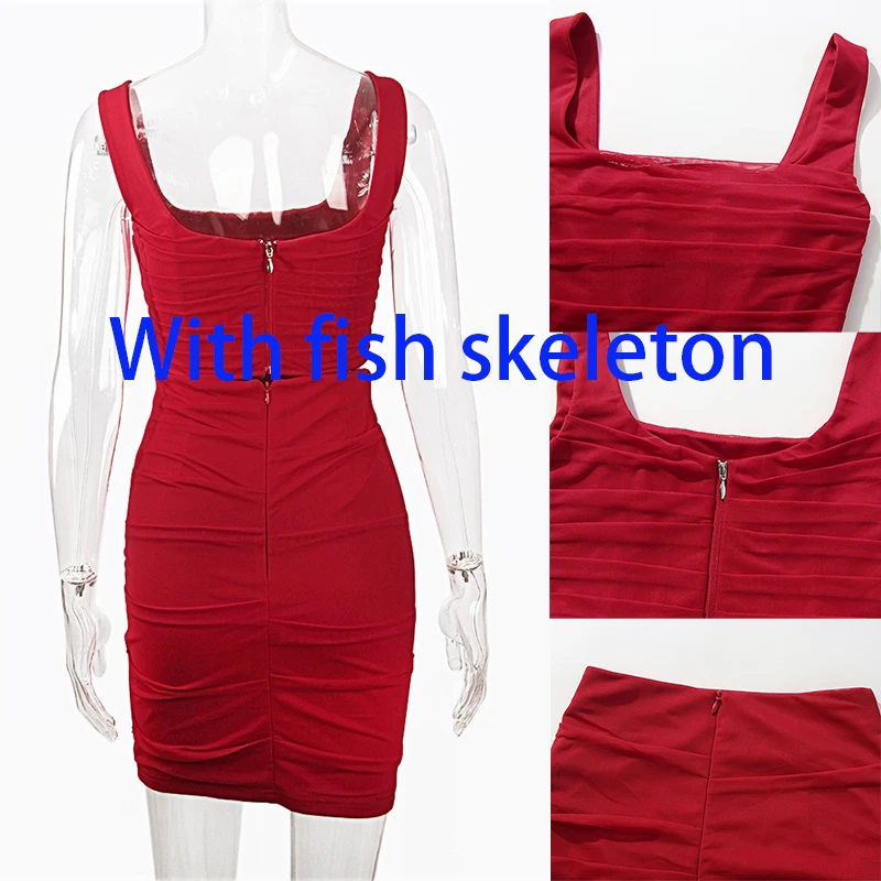 

Giyu Mesh Two Piece Set Women Clothing Sexy Sleeveless Backless Bodycon Club Party Skirt And Top Set Summer Elegant 2 Piece Set