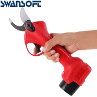 swansoft wireless electric rechargeable scissors pruning shears tree garden tool branches pruning tools with 12 li ion battery
