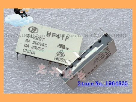 Реле HF41F 24 Z8ST 24VDC 5 6A|Реле| |