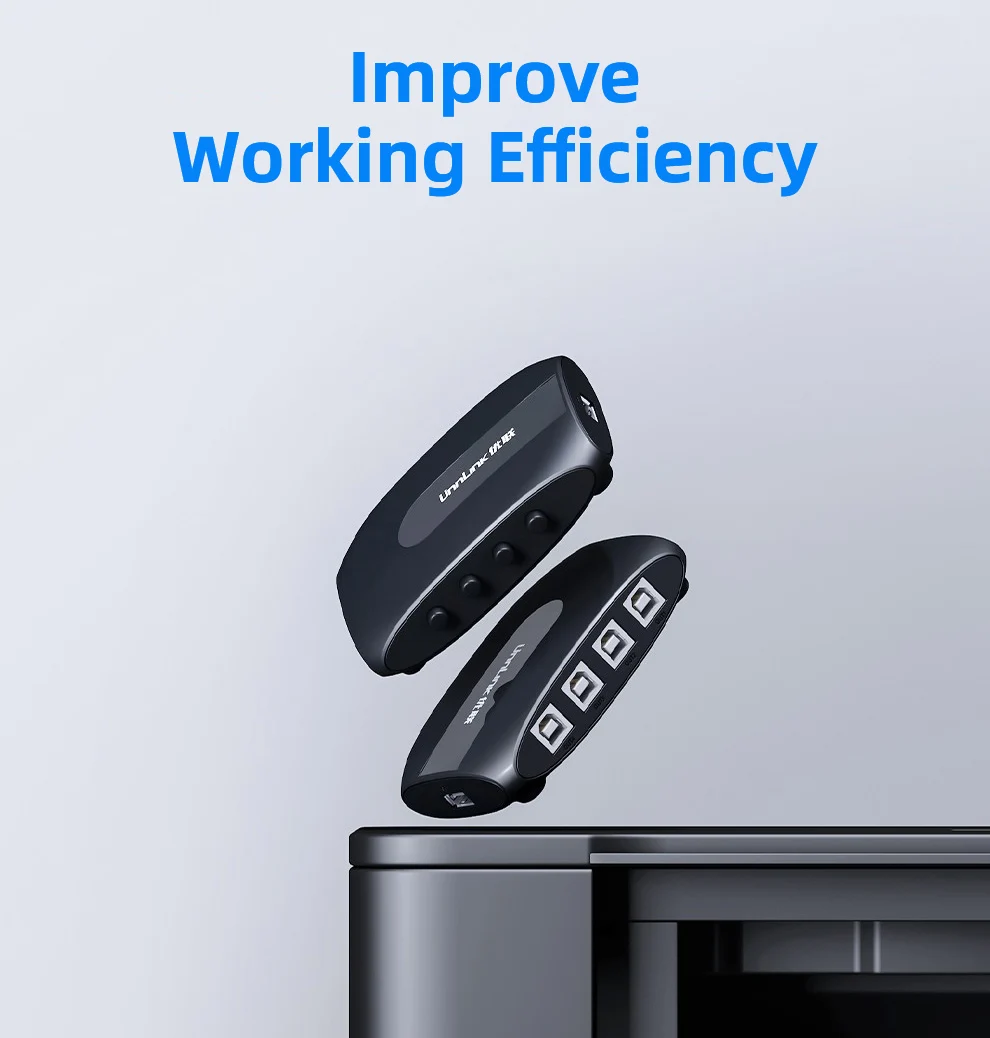 Unnlink USB 2 0 переключатель 4 или ПК компьютер ноутбук совместное использование 1