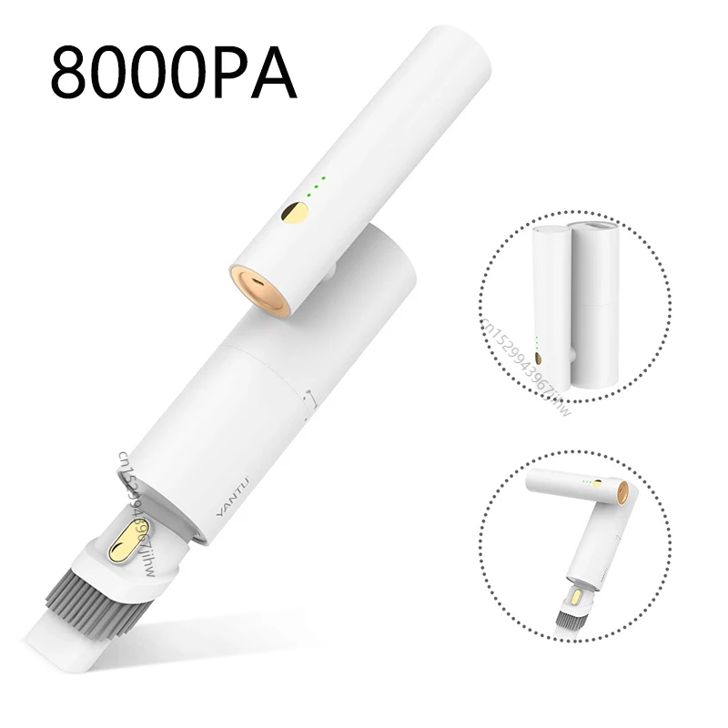 Ручной автомобильный пылесос вращающийся мини для автомобиля и дома