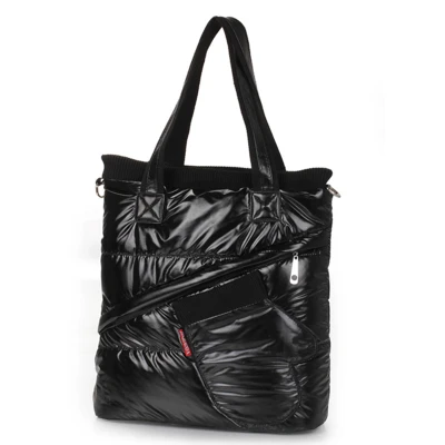 

Casual Down Cotton Women Shoulder Bags Designer Space Cotton Handbags Luxury Nylon Female Crossbody Bag Creative Large Tote 2021