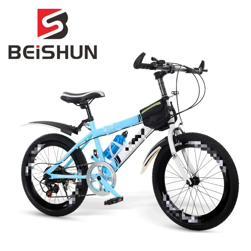 Blue spoke wheel Детский велосипед с переменной скоростью, От 6 до 14 лет мальчика, 20 дюймов, студенческий велосипед, скоростной горный велосипед - Цвет: Blue spoke wheel