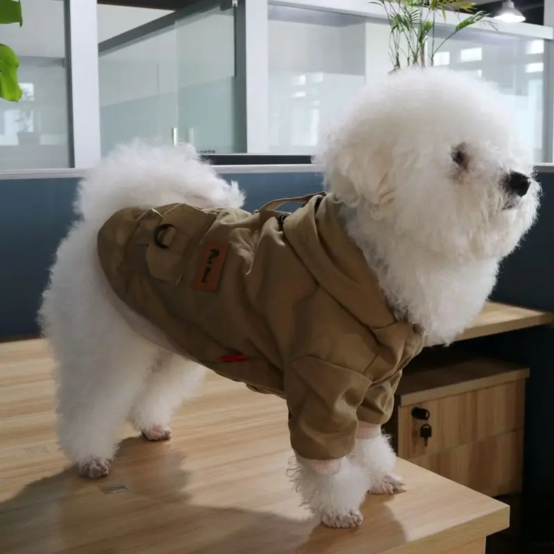 Роскошная зимняя куртка для собак в винтажном стиле маленькой собаки кошки Щенок