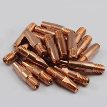 20 шт. Контактный наконечник Φ1. 0 M8 X 30 Fit 36KD MB36 MIG MAG сварочный аксессуар для фонарика сварочный фонарь Контактный наконечник газовая насадка