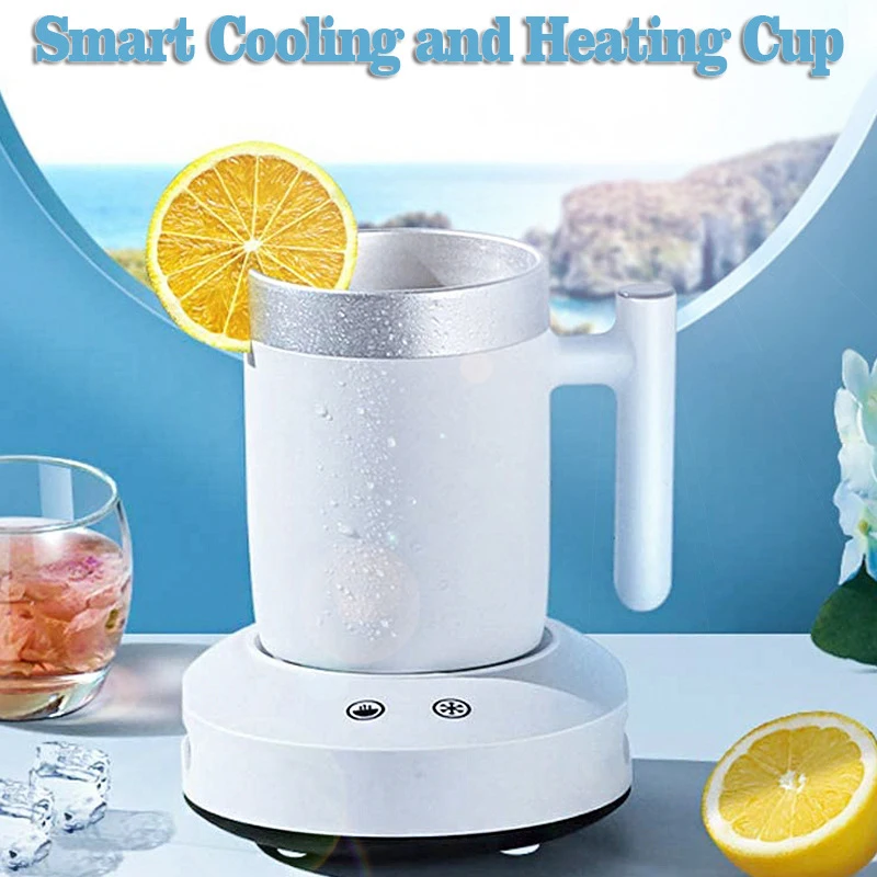 

1pc Portable Home Office Cooling & Heating Cup Coffee Milk Warmer And Cooler Beverage Mug For 12V-3A White/pink/blue Wholesale