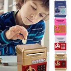 Электронная Копилка-Банкомат с паролем, коробка для денег, монет, копилка для сохранения денег, банкомат, Автоматический Сейф, подарок для детей, Прямая поставка