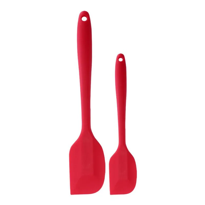 Set Of 2 Heat Resistant Silicone Cooking Tools Kitchen Utensils Baking Pastry Spatula Spoon Cake Spatulas Cook | Дом и сад