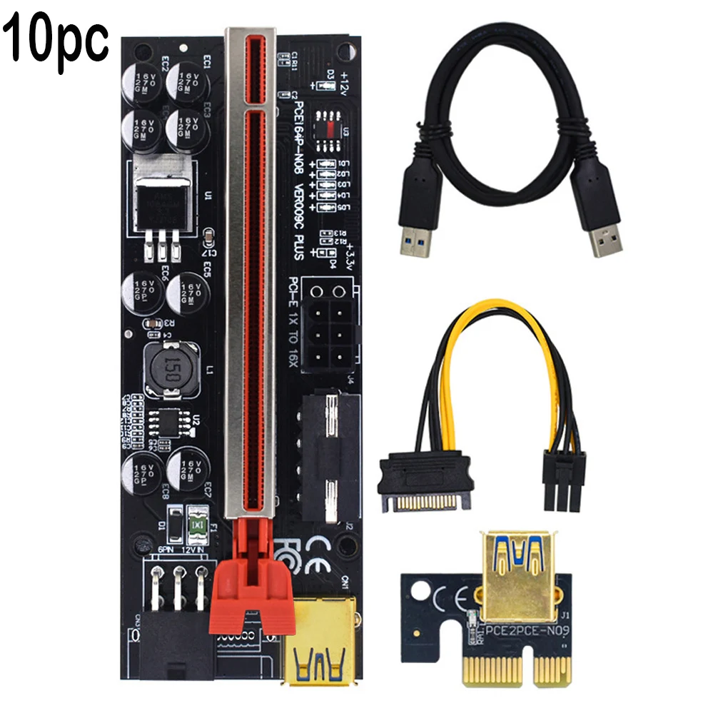 

Райзер PCI PCIE 009s Plus VER009s PLUS Riser PCI Express, 1-10 шт.