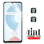 Гидрогелевая мягкая пленка 4 в 1 для oppo realme c21, 8, 7 pro 5G, Reno5 Lite, c 21, realme8, защитная пленка для задней крышки экрана, объектива камеры