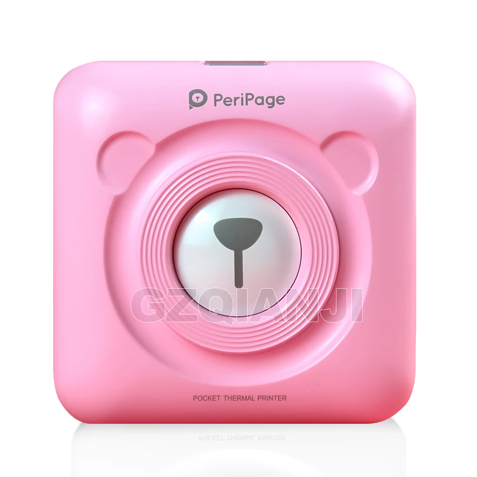 1 Pink Printer Peripage Мини Карманный Фотопринтер Портативный Термопринтер Принтер Bluetooth USB Для Мобильного Android iOS Телефон ПК A6 - Цвет: 1 Pink Printer
