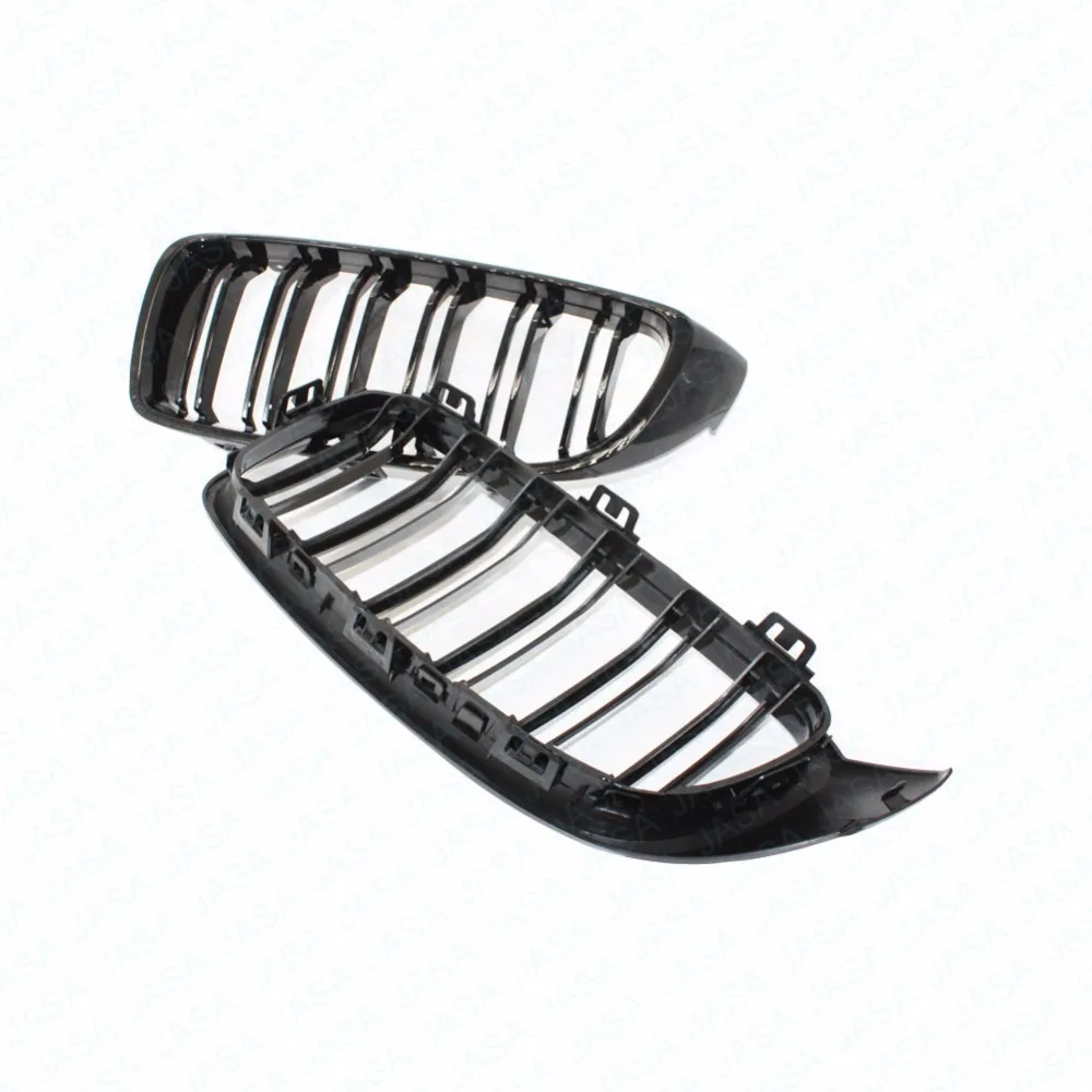 2х глянцевый черный бампер передняя ножная решетка двойная планка M4 спортивный
