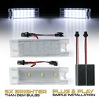 2 шт. без ошибок 6000K светодиодный номерной знак свет Автомобильные Лампы для Alfa Romeo Giulietta 159 147 Mito 156 Spider GT Brera 166