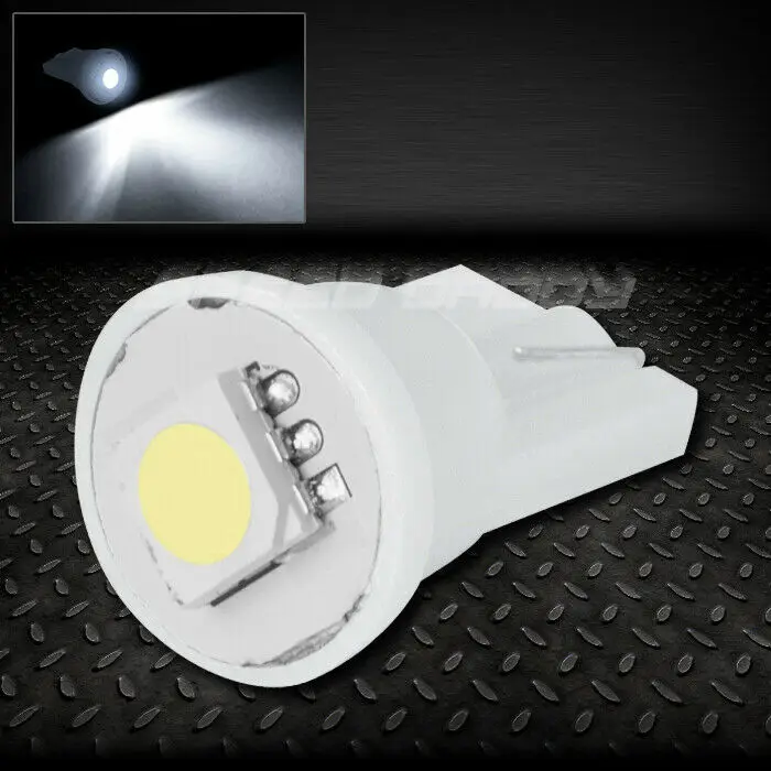 

1SMD 1 5050 SMD LED T10 W5W 194 168 WHITE AUTO INTERIOR DOME WEDGE LIGHT BULB