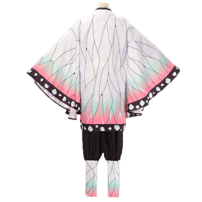 Cosplay Anime Demon Slayer Kimetsu No Yaiba Kimono Kochou Shinobu Cosplay Costume Suit Uniforms Costumes Wig Child Adult Party