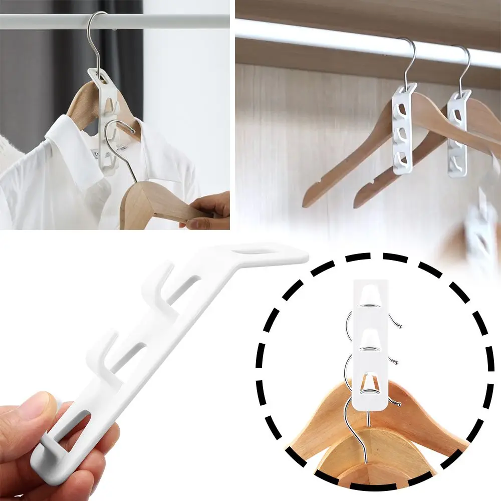 

Space Save Multifunction Shelves Home Accessories Clothes Hanger Closet Organizer Connect Hooks Storage Rack Holder