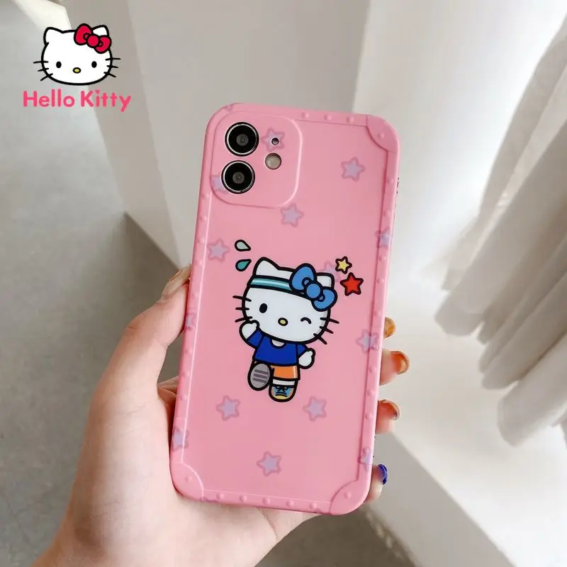 

Hello Kitty case for iPhone 6S/7/8P/X/XR/XS/XSMAX/11/12Pro/12mini Phone Blu-ray Soft Case Case Cover