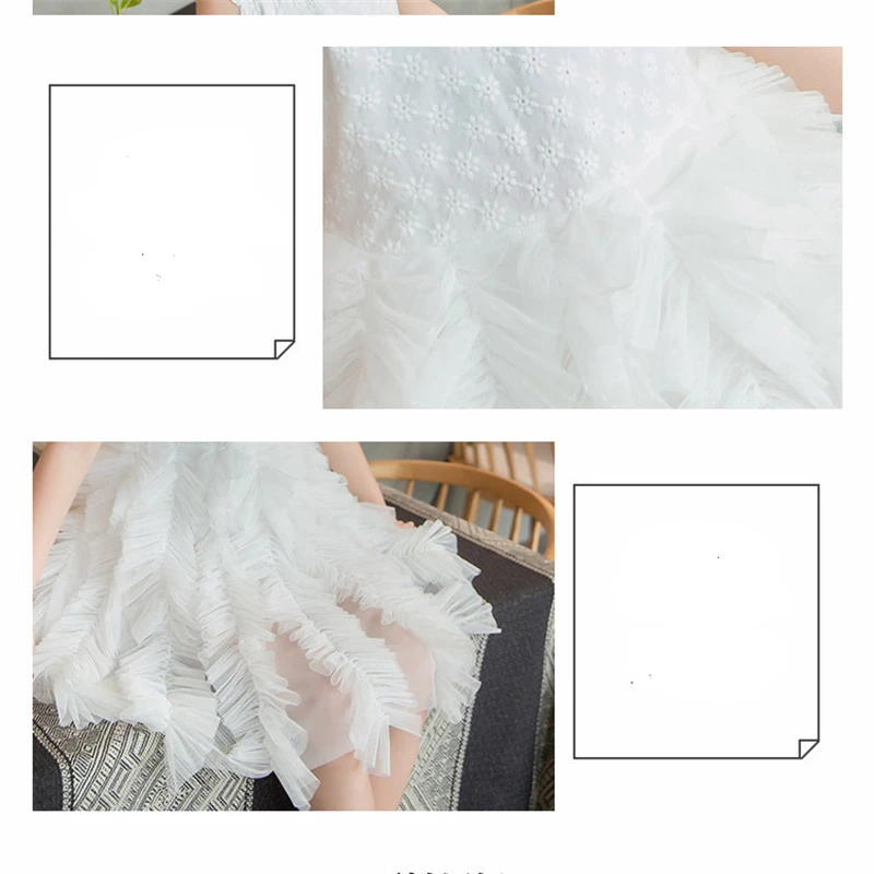 

Cute New Dress Little Girl Lace Lace Skirt Performance Skirt Princess Skirt Party Skirt