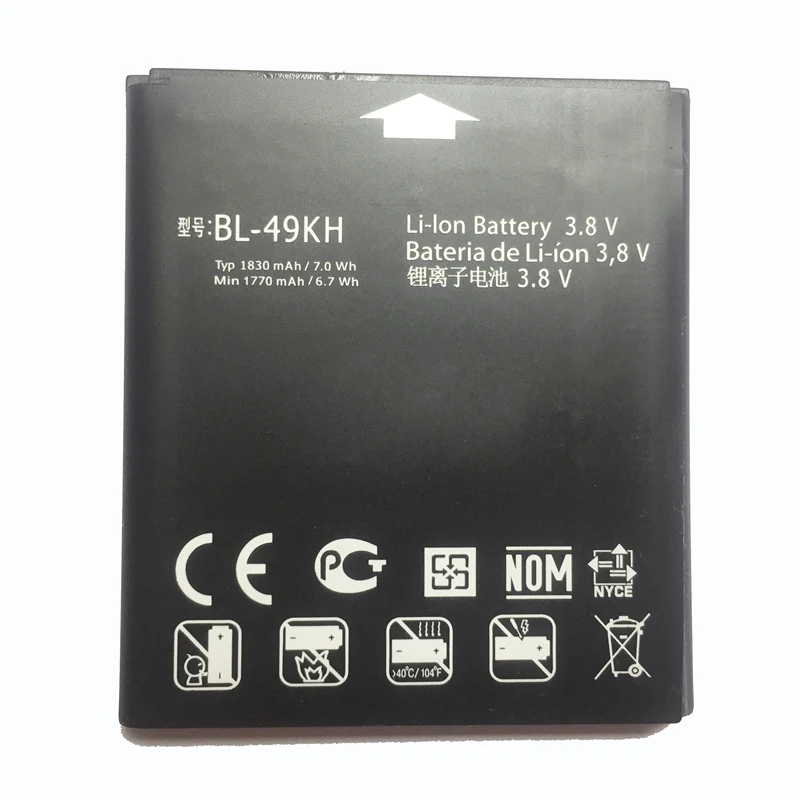 Фонарь для LG Optimus 4G LTE P936 спектр VS920 Nitro HD P930 Lu6200 SU640 аккумулятор BL 49KH фонарь 1830 мАч |
