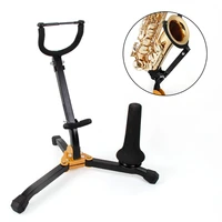 kmise alto tenor sax stand foldable portable tripod saxphone stand holder with flute standclarinet stand saxophone accessories