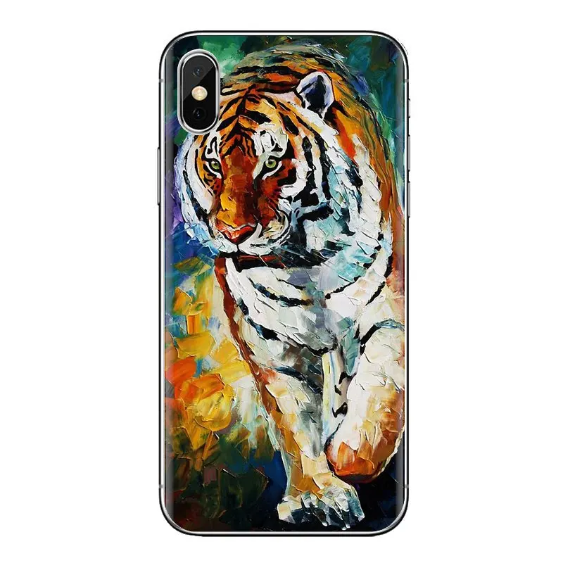 Trippy Feral Digital Tiger fractal For Xiaomi Redmi 4 3 3S Pro Mi3 Mi4 Mi4i Mi4C Mi5 Mi5S Mi Max Note 2 TPU Transparent Case |
