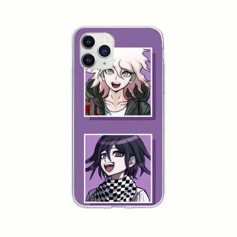 

Men Anime Danganronpa V3 Transparent Phone Case Clear Cover For Xiaomi Redmi K30s Ultra Note 8 9 Pro Max 9s 10T Pro 11 10 Lite